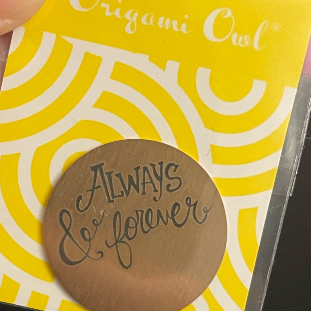 Origami Owl locket plate